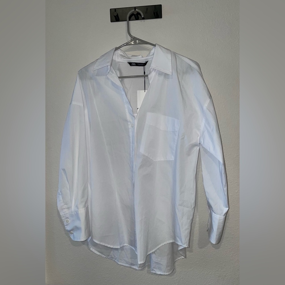 Zara White Button Up